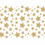 Decalque Estrelas OURO