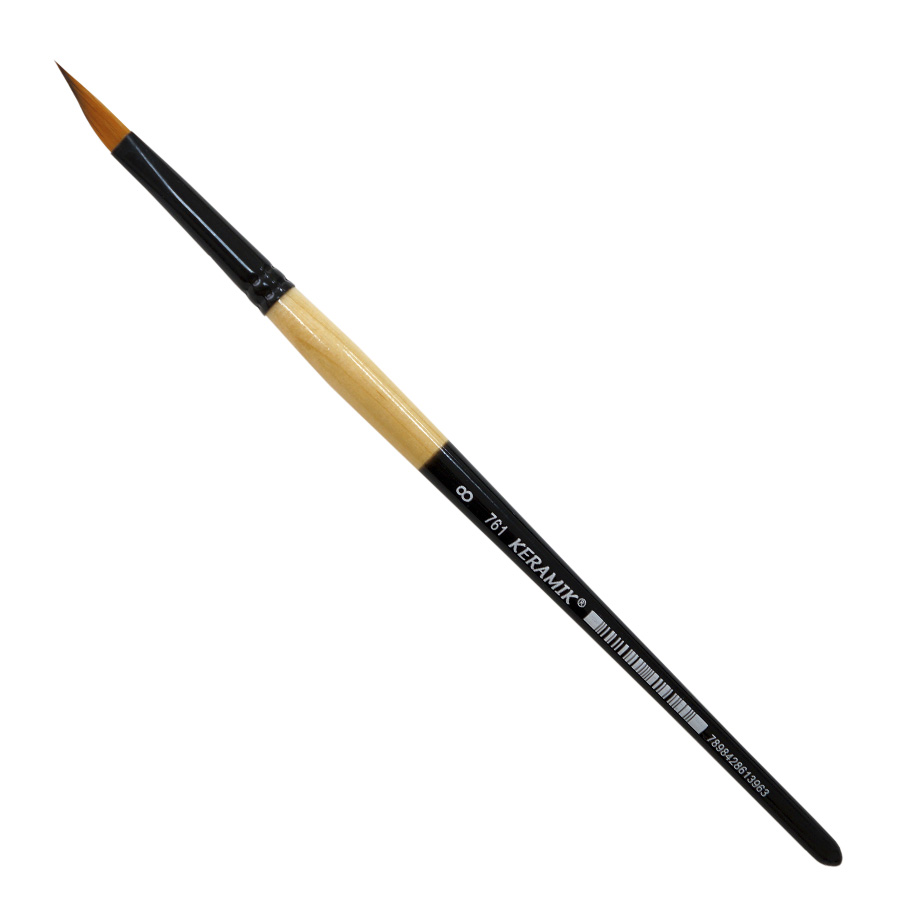 7a8ef7a542981c31748a5229a389674c-1.jpg Pincel Keramik 761 Wedge #8 - Imagem 1