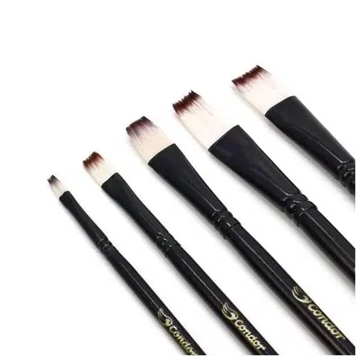 Kit de Pincéis Chato Condor 5505 - 5 Unidades - Imagem 3