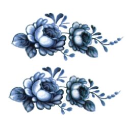 Decalque Rosas do Céu 70mm c/9