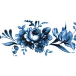 Decalque Rosas do Céu 110mm - cartela com 6