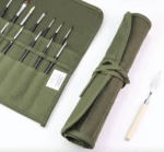 Estojo de Pincéis em Tecido Verde Musgo - Imagem 2