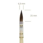 1301Nº 10 - Pincel Feustel Pontiagudo de Pelo Curto