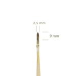 1301 nº 1 - Pincel Feustel Pontiagudo de Pelo Curto