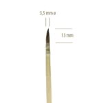 1301Nº 3 - Pincel Feustel Pontiagudo de Pelo Curto