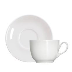 Xícara de Café (com Pires) - Coup (Branco)