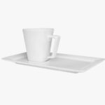 Xícara de Chá com Pires 200ml Plateau (Porcelana)