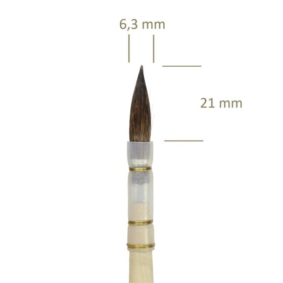 13d995a3be8b003ffbb0ddca2f3b3dd5.jpg 1301 nº 10 - Pincel Feustel Pontiagudo de Pelo Curto - Imagem 1