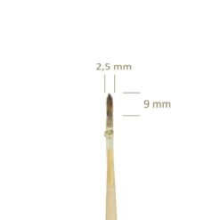 1301 nº 1 - Pincel Feustel Pontiagudo de Pelo Curto