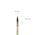 1301 nº  4 - Pincel Feustel Pontiagudo de Pelo Curto