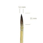 1301 nº 8 - Pincel Feustel Pontiagudo de Pelo Curto