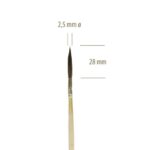 1311 nº 1 - Pincel Feustel Chanfrado para Filete