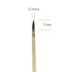 1301 nº 3 - Pincel Feustel Pontiagudo de Pelo Curto