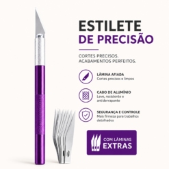 Estilete de Precisão - Roxo