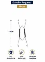 Gancho 4 Garras 19cm