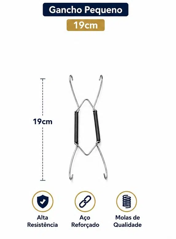 f98e814b9a918ce377a2fa1d4c0751e7-1.jpeg Gancho 4 Garras 19cm - Imagem 1