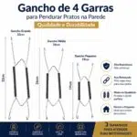 Gancho 4 Garras 19cm - Imagem 2