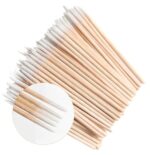 Palito de Algodão de Madeira Fino - 100 unidades - Imagem 2